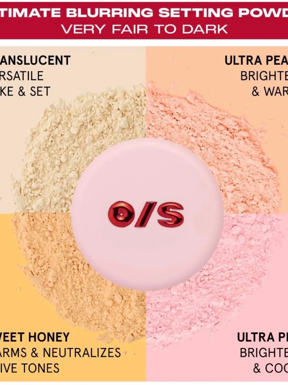 ONE/SIZE Mini Ultimate Blurring Setting Powder – Ultra Pink 0.23 oz